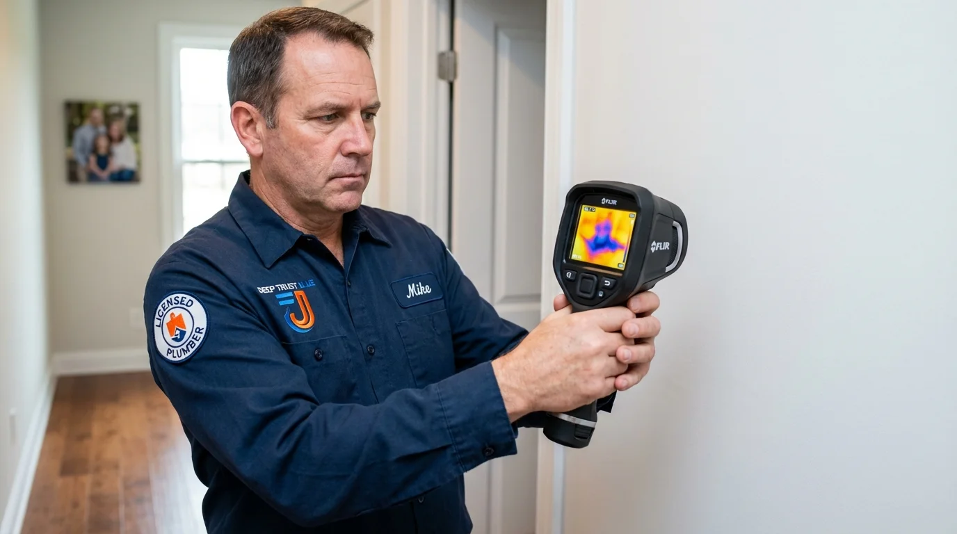Thermal imaging leak detection by Johns Plumbing LLC in Mascotte